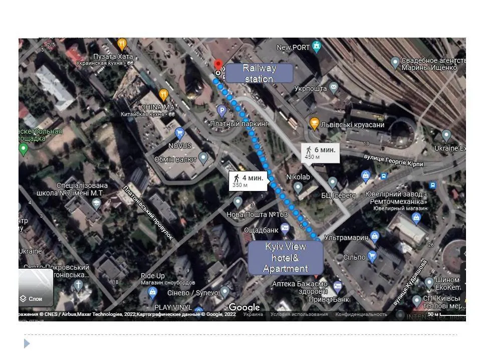 New Apartment Near Railway Station 1A キエフ ウクライナ